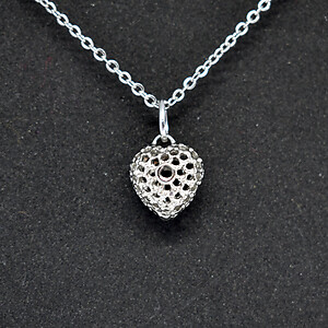 Strawberry Heart Pendant