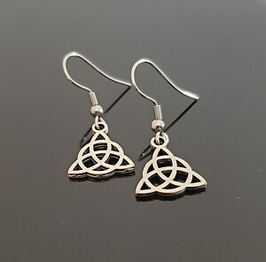 Triquetra Celtic Trinity Knot Earrings